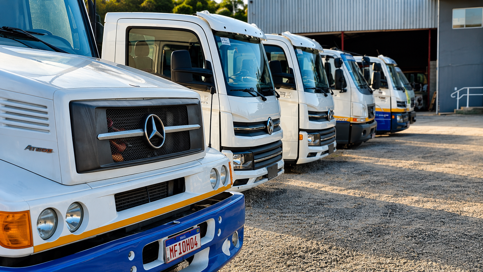 Frota Thurenzo Auto Socorro alinhada e pronta para atendimento